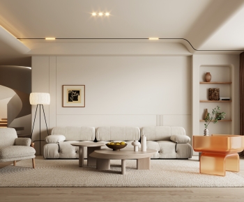 Wabi-sabi Style A Living Room-ID:886269094