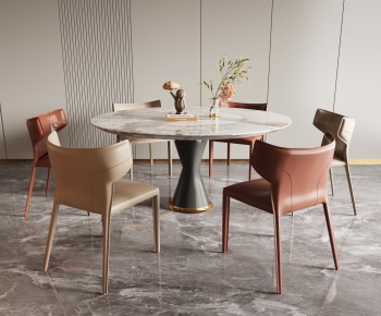 Modern Dining Table And Chairs-ID:752077106