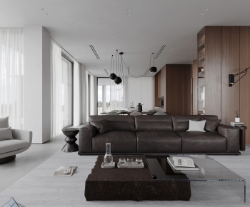 Modern A Living Room-ID:237447981