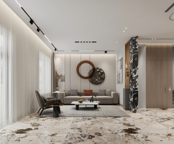 Modern A Living Room-ID:335722928