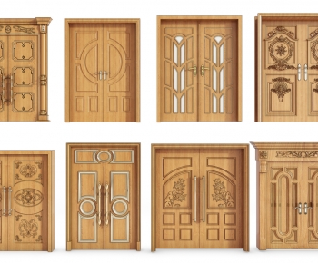 European Style Classical Style Double Door-ID:489103083