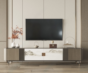 New Chinese Style TV Cabinet-ID:879389051