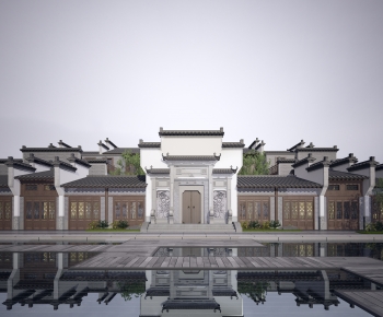 Chinese Style Ancient Architectural Buildings-ID:459789042
