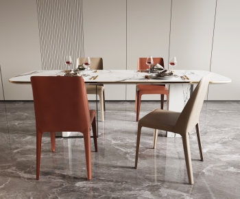 Modern Dining Table And Chairs-ID:871639976