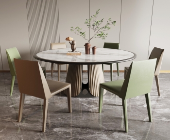 Modern Dining Table And Chairs-ID:645438912