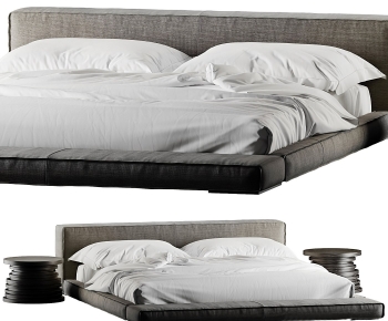 Modern Double Bed-ID:846601018