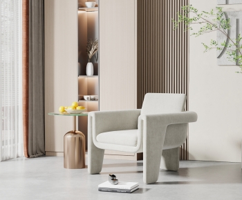Wabi-sabi Style Lounge Chair-ID:124703885