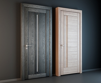 Modern Solid Wood Door-ID:844975953