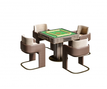 Modern Mahjong Tables And Chairs-ID:703227042