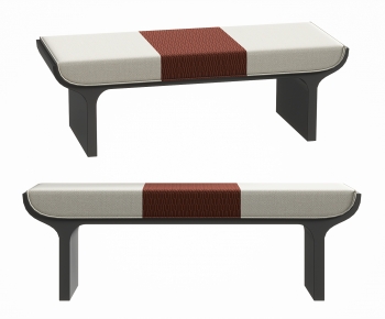 New Chinese Style Sofa Stool-ID:222556113