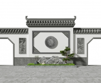 New Chinese Style Building Component-ID:415009023