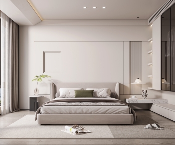 Modern Wabi-sabi Style Bedroom-ID:157083993