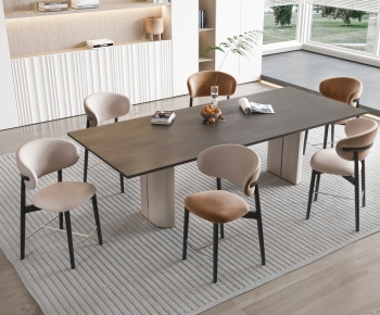 Modern Dining Table And Chairs-ID:694156896