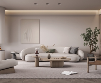 Wabi-sabi Style A Living Room-ID:221889029