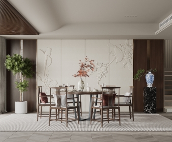 New Chinese Style Dining Room-ID:803988932