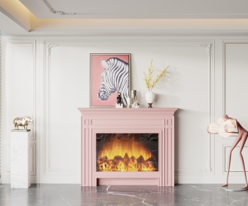 Simple European Style Fireplace-ID:862946996