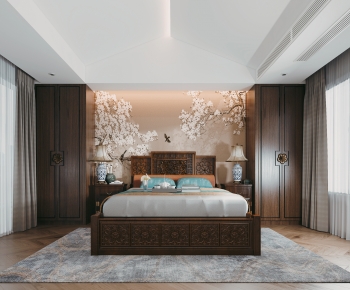 Chinese Style Bedroom-ID:797547107