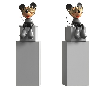 现代米老鼠雕塑摆件-ID:1495588