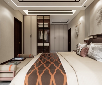 Chinese Style New Chinese Style Bedroom-ID:794094092