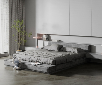 Modern Double Bed-ID:373867997