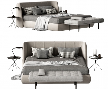 Modern Double Bed-ID:648236047