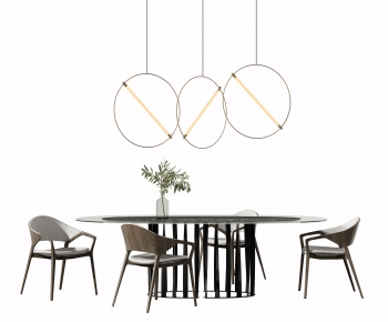 Modern Dining Table And Chairs-ID:650878911