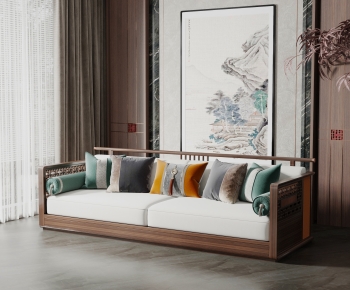 New Chinese Style A Sofa For Two-ID:436203003