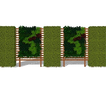 现代垂直绿化植物墙-ID:321959029