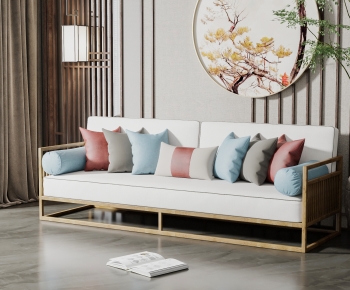 New Chinese Style Multi Person Sofa-ID:871826893