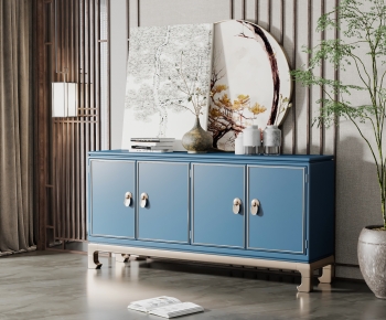 New Chinese Style Side Cabinet/Entrance Cabinet-ID:645730978