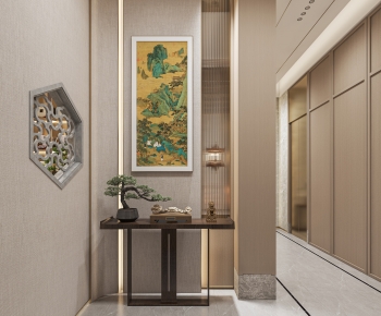 New Chinese Style Hallway-ID:824176073