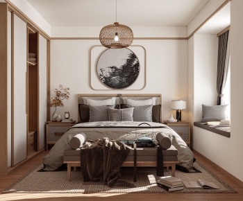 Japanese Style Bedroom-ID:509871017