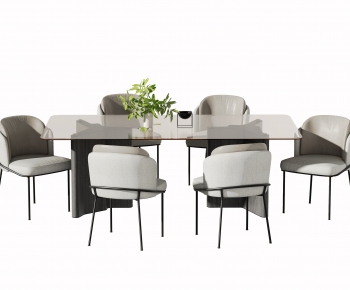 Modern Dining Table And Chairs-ID:302898886