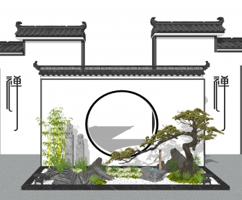New Chinese Style Garden-ID:634999045