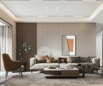 Modern A Living Room-ID:951210022