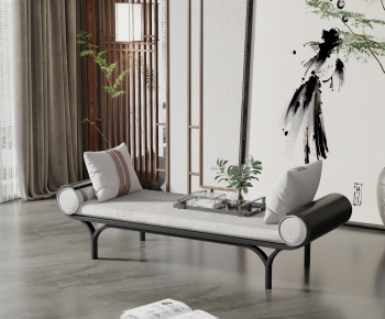 New Chinese Style Sofa Stool-ID:571661955