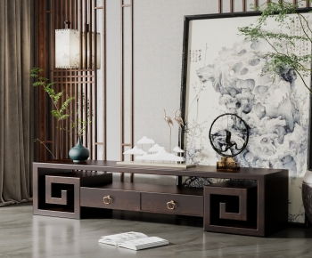 New Chinese Style TV Cabinet-ID:348079221
