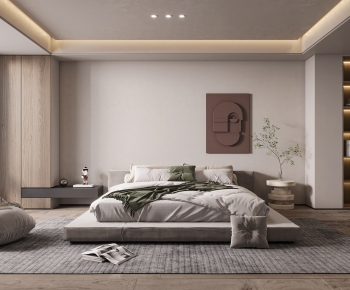 Wabi-sabi Style Bedroom-ID:361634027