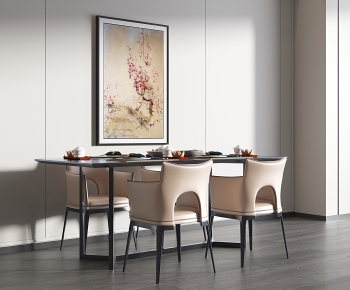 New Chinese Style Dining Table And Chairs-ID:574998965