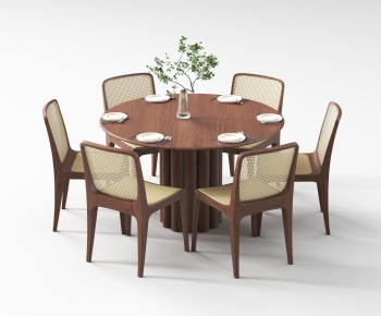 Modern Dining Table And Chairs-ID:592674026
