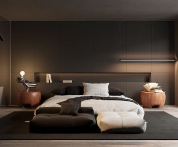 Modern Wabi-sabi Style Bedroom-ID:582139577