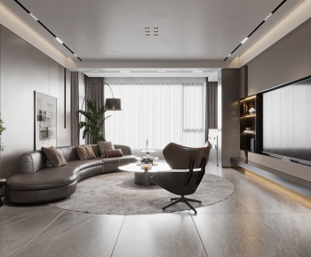 Modern A Living Room-ID:203607081