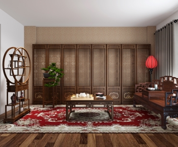Chinese Style New Chinese Style Reception Room-ID:220398903