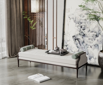 New Chinese Style Sofa Stool-ID:772582056