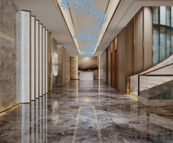 New Chinese Style Lobby Hall-ID:235157013
