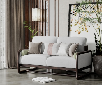 New Chinese Style A Sofa For Two-ID:144530068