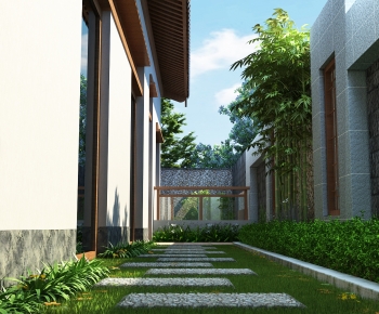 New Chinese Style Courtyard/landscape-ID:728801015