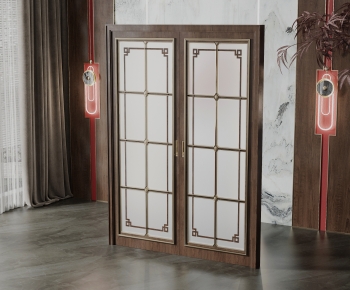 New Chinese Style Double Door-ID:530210022