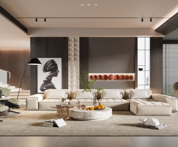 Modern A Living Room-ID:270195967