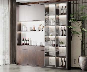 New Chinese Style Wine Cabinet-ID:623703968